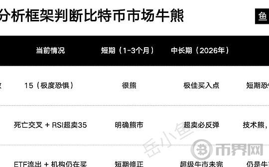 比特币跌势来袭？5种分析框架全面评估